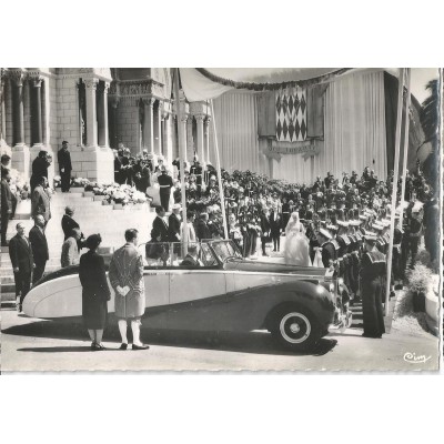 Carte Postale Monaco 1956 - 19 Avril 1956 - Timbre Neuf Non Oblitéré - Collection Philatélie